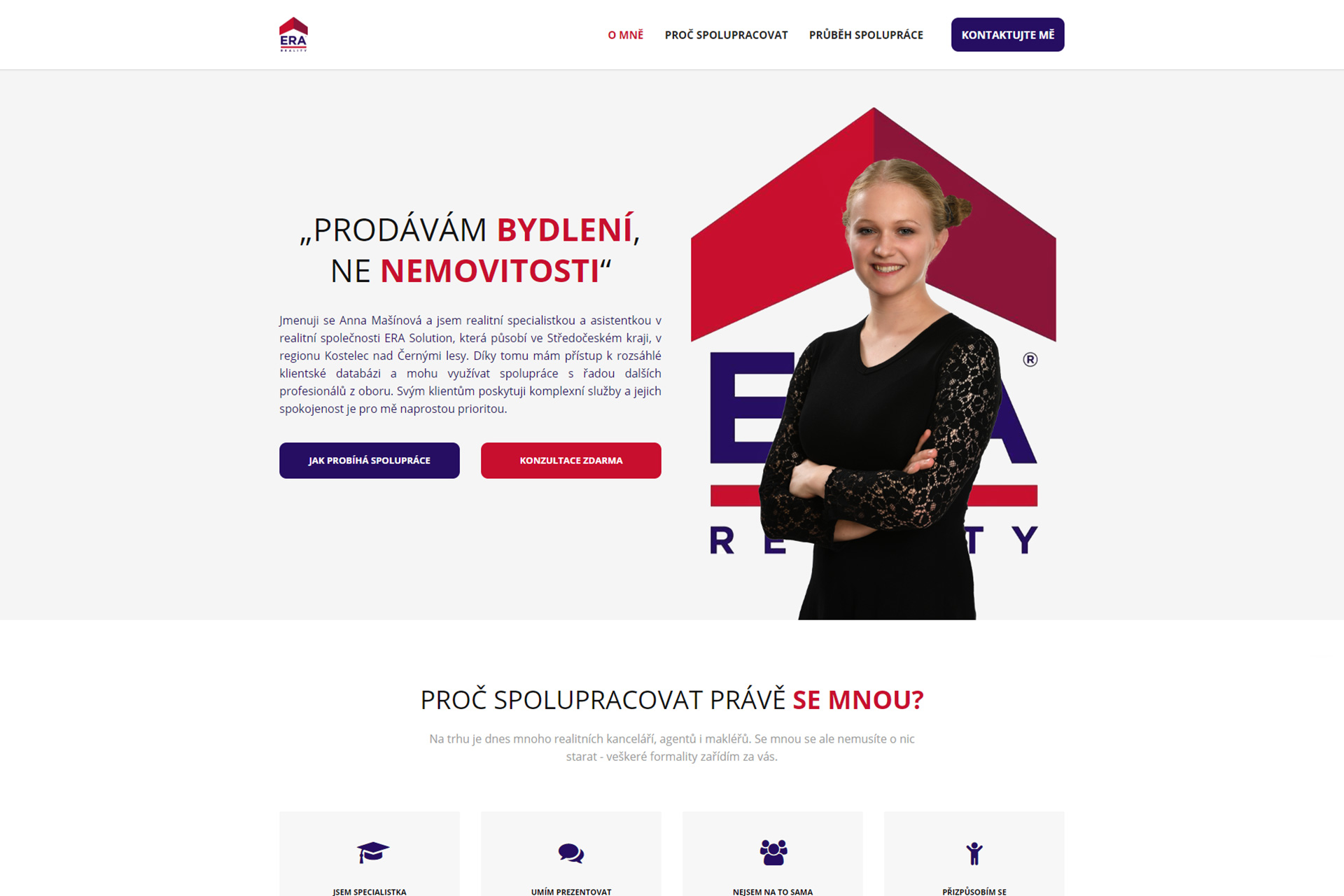 Anna Mašínová - realitní makléřka
